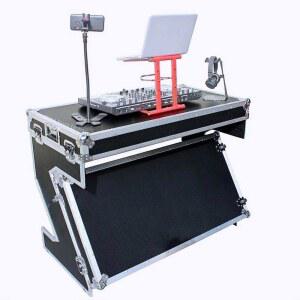 디제잉 테이블 탁자 CDJ3000 클럽 은색 축제 프레임 스탠드 파티용 DJ