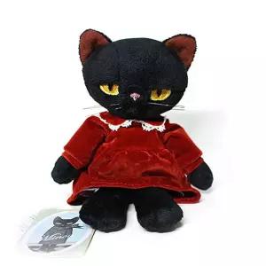 미누 인형 S 레드드레스 18cm 떼껄룩 고양이 벨벳 선물 크리스마스선물