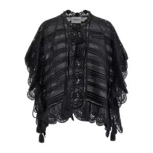 이자벨마랑에뜨왈 플로럴 레이스 페이턴 탑 HT0768FAD1J05E 01BK