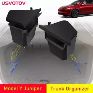 트렁크그물망 Tesla Model Y Juniper Launch Refresh 2025 USVOTOV 트렁크 뒷 보관함 사이드 박스 TPE