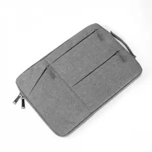 손잡이형 노트북 그레이 수납파우치 대학생가방