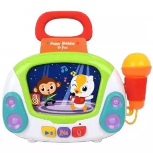 멜로디 완구 24개월 녹음 기능/가수/놀이/장난감/마이크/간편/에코/노래/나오는/노래방/부르기/놀이용/동요
