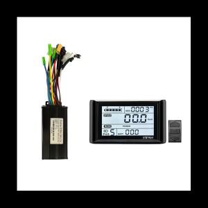 브러시리스 컨트롤러 스로틀 브레이크 키트, 24V, 36V, 500W, 3 모드 9 튜브, 26A, LED SW900 디스플레이,