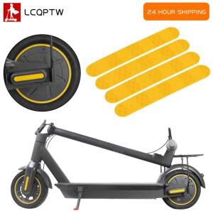Segway Ninebot Max G2 G65 G30 전기 스쿠터 방수 스트립 야간 반사 스티커 용 경고