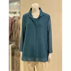 [벨리시앙] 세이브존01 비즈 플리츠 자수 앙상블 재킷 + 블라우스 세트 2color TJ4301_P403465145