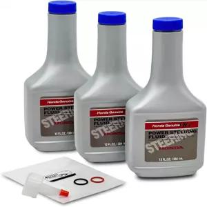 Acura 및 Honda 08206-9002PE 파워 스티어링 오일 팩 3 91345RDAA01 + 91370SV4000 펌프 고무 입구 출구