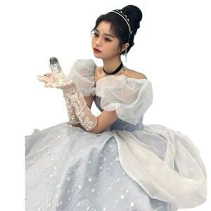 성인공주드레스 무대 예쁜 컨셉 드레스 의상 촬영