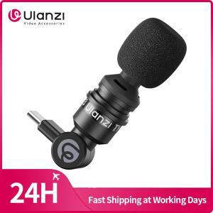 Ulanzi C타입 미니 마이크, 360 ° 픽업 각도 조절 가능, 맥 스마트폰 노트북 태블릿용, AM23