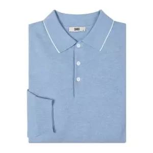 닥스 DAKS 25년FW 비스코스 혼방 카라니트 블루 DLA1SWTL101-B1 378360