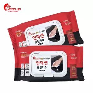 클린업 인덕션 티슈 30매입 10개청소 기름때제거 찌든 클리너 오븐 가스렌지 다용도세정제 청소물