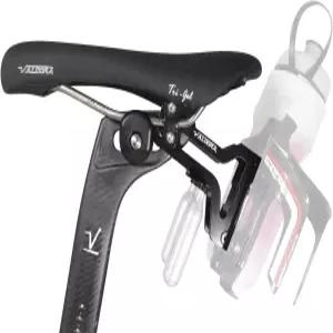 새들 물병 홀더 트라이애슬론 기어 아래 듀얼 케이지 마운트 뒷좌석 자전거