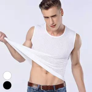 남성 매쉬 민소매 남자 망사 나시 루즈핏 남성매쉬 매쉬런닝 남성런닝