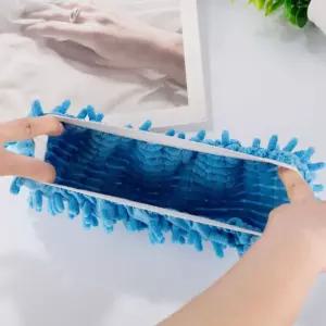 청소 슬리퍼 실내화 걸레 탈부착 발걸레 극세사 2p 거실슬리퍼