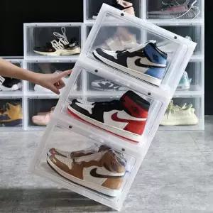 1컬러 가방 정리함 수납 슈케이스 자석 신발 투명