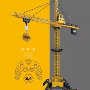 1.3M 리모컨 무선조종 타워크레인 장난감 RC카 블럭 작동완구 건축 중장비 어린이날선물 크리스마스선물