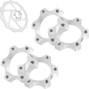 SATUY 4개 44MM 자전거 프리휠 허브 디스크 브레이크 어댑터 1.73인치 알루미늄 합금 6볼트 로터 플랜지