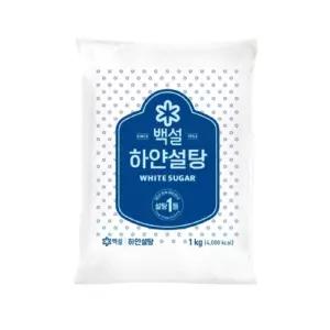 백설 하얀 설탕 1Kg x 16개