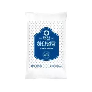 백설 하얀 설탕 3kg x 4개