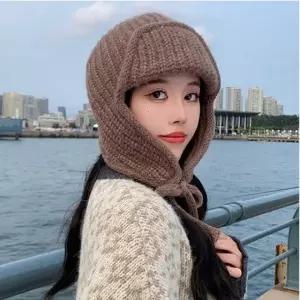 겨울 방한 귀도리 니트 모자 용 귀마개