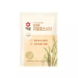 백설 브라운 자일로스 설탕 2kg x 3개