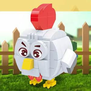 반바오 블록 십이지신 동물 (통통한 암탉) 블럭 완구 쌓기