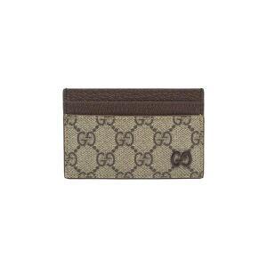 [AK플라자] [구찌] 구찌 GG 카드 케이스 베이지 에보니 768248 FACQC 9773