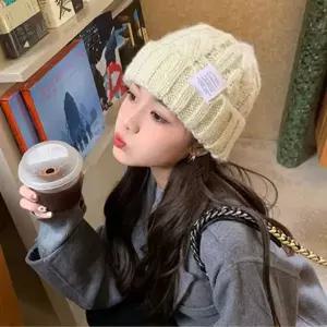 [콩심팥심]심플한 겨울 여성 스키 방한 군밤 벙거지 털 모자