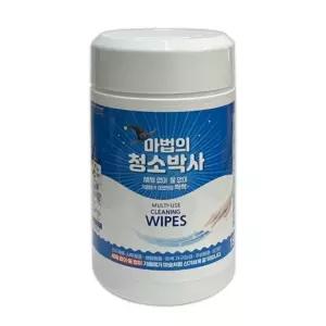 마법의청소박사 150매 원통형 다용도 클리너티슈 기름때 찌든때 세정용 주방타일 주방가전크리너