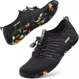 남성용 ATHMILE 워터 슈즈 리버 수영 비치 레이크 풀 아쿠아 양말 맨발 퀵 드라이 하이킹 서핑 카약 크루즈