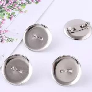 원형핀 대용량 1000개입 브로치 코사지 뱃지 리본