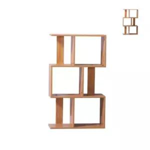 선반장 더크린 퍼즐형 수납책장 3단 오크