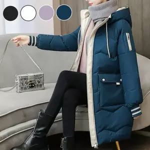 롱패딩 여성 웰론 돕바 커플 패딩 잠바 아우터 방한 오리털