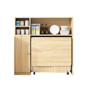 접이식식탁렌지대 주방 수납장 밥통 사각 플러스 원룸 심플 좁은공간 렌지대겸식탁 인출식