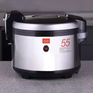 보온밥통 키친플라워 전기 밥솥 밥통 보온 55인 20L
