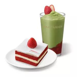 [파스쿠찌] 딸기 말차 쉐이크+카사타 티라미수 딸기(조각)