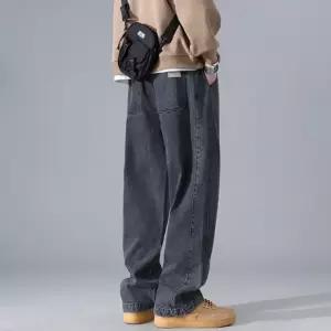 봄 남성 간절기 스판 청바지 밴딩 팬츠 데님 세미와이드 슬랙스 남친룩 정장바지