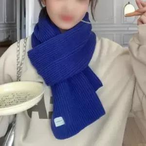 커플 숏 머플러 니트 남여공용 겨울 목도리