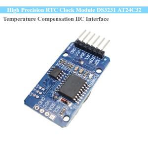 고정밀 RTC  모듈 DS3231 AT24C32 온도 보상 기능 포함 IIC 인터페이스  라즈베리 파이용 배터리 없음