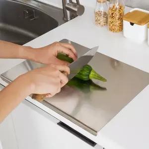 스테인리스 베이킹판 주방 대형 스텐 빵반죽 양면도마