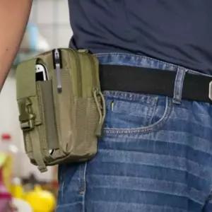 벨트고정 몰리시스템 컴팩트 수납 포켓분리 야외활동 보조 힙색 6SS