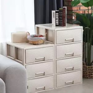 서랍장 국내생산 대용량 베이직 라탄 플라스틱 수납장