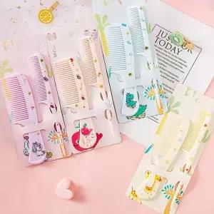 [셀러허브][OPK] 귀여운 헤어 꼬리빗 2종세트 헤어브러쉬 (S46339754)