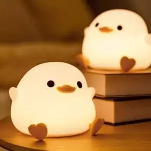 오리 실리콘 무드등 캐릭터 수유등 취침등 인테리어 조명 D1-106715
