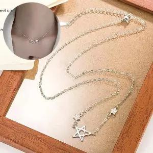 [셀러허브]2개세트 별 사각 펜던트 목걸이세트 (S39630235)