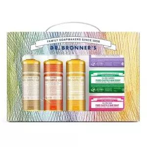 [닥터브로너스] 퓨어 캐스틸세트 캐스틸솝 자스민 티트리 시트러스 바솝 로즈 라벤더 아몬드