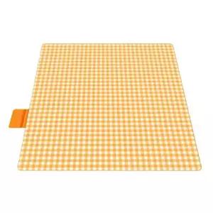 피크닉매트 오렌지체크 돗자리 150x200cm