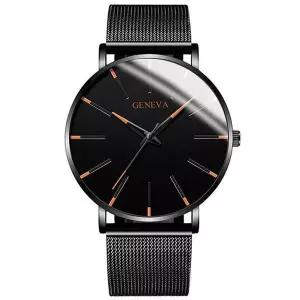 [셀러허브]제네바 비즈니스 메탈 바늘 패션 남성 남자 정장 신사 손목 시계 (S40948124)