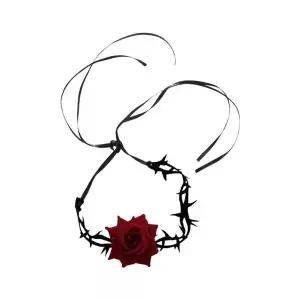 [셀러허브](별별창고) 장미 초커 쵸커 마틸다 셀프웨딩 코사지 로즈 꽃 목걸이 (S40729722)