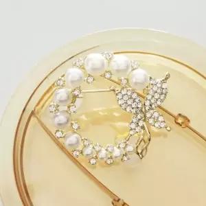 진주 브로치 정장 핀 옷핀 머플러 스카프핀