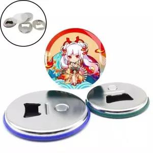 [셀러허브]핀버튼 키링 병따개 메탈 DIY 굿즈 제작 58MM 100개 (S45898512)